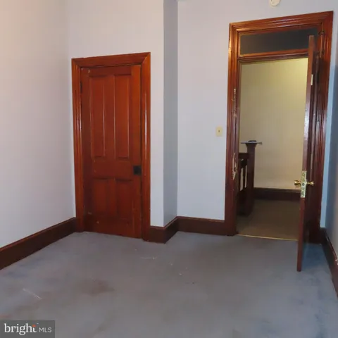 a view of an front door