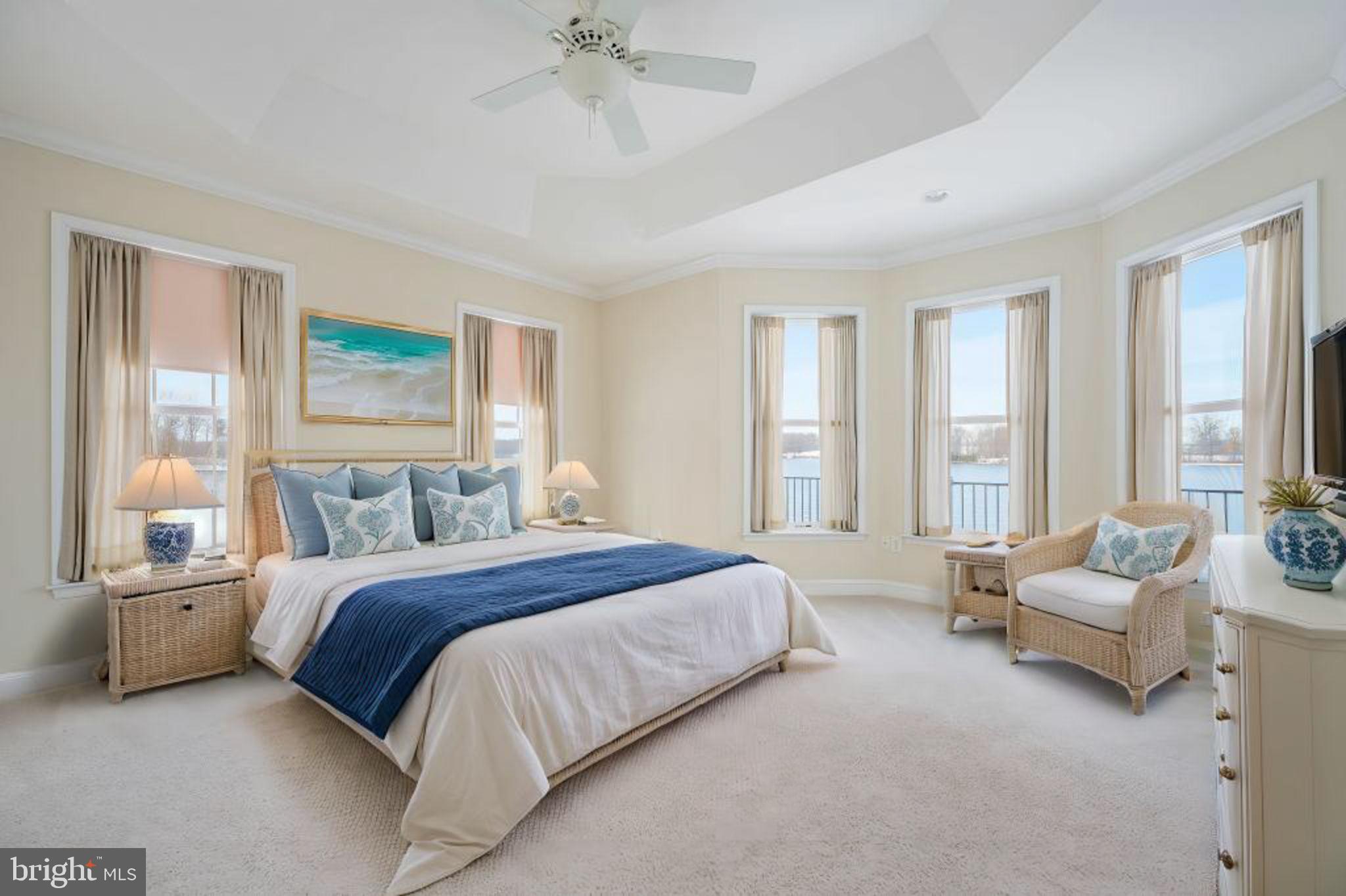 263 Lane Road Bumpass, VA 23024 - Photo 69 of 84 a spacious bedroom with a bed couch and windows