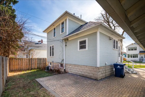 a view of a house with a patio