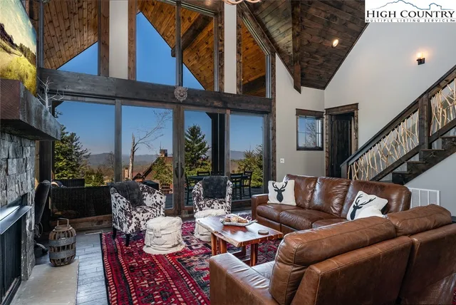 a outdoor living space with furniture