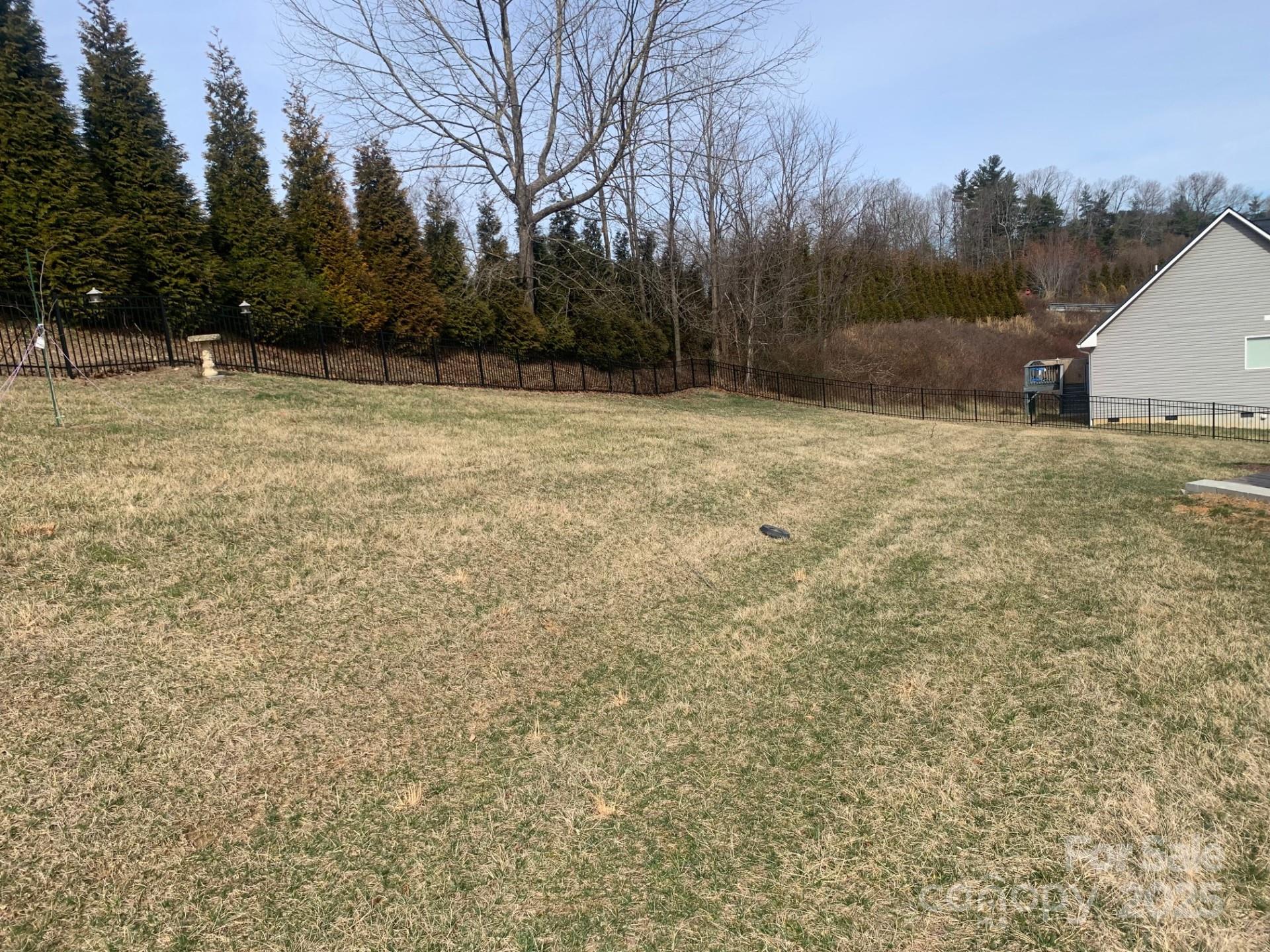 119 Tryon View Drive Flat Rock, NC 28731 - Photo 19 of 22 a backyard of a house with large trees