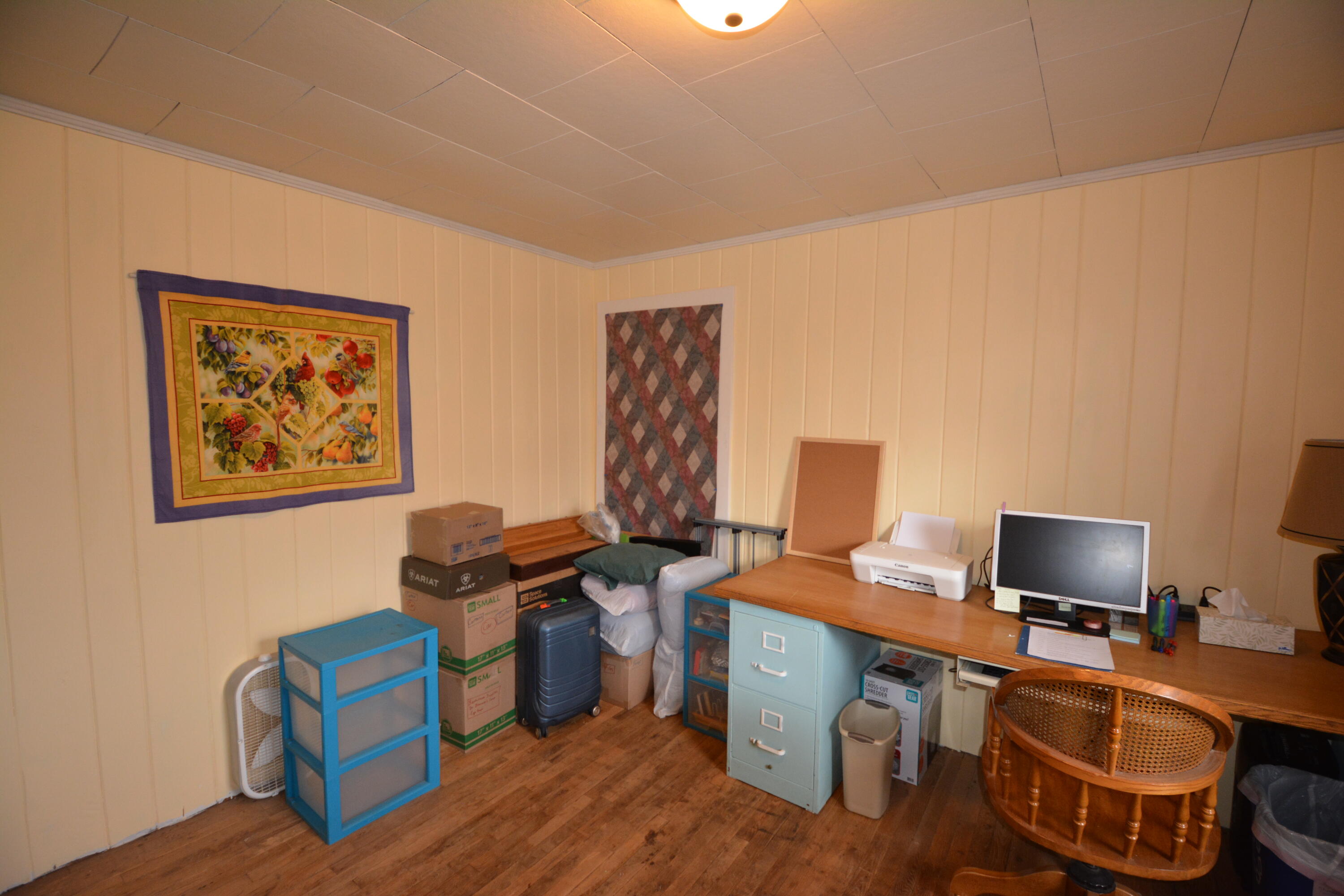 3316 Bassett Heights Road Bassett, VA 24055 - Photo 24 of 51 a view of a workspace with furniture and a window