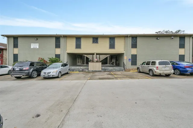 a car parked in front of building