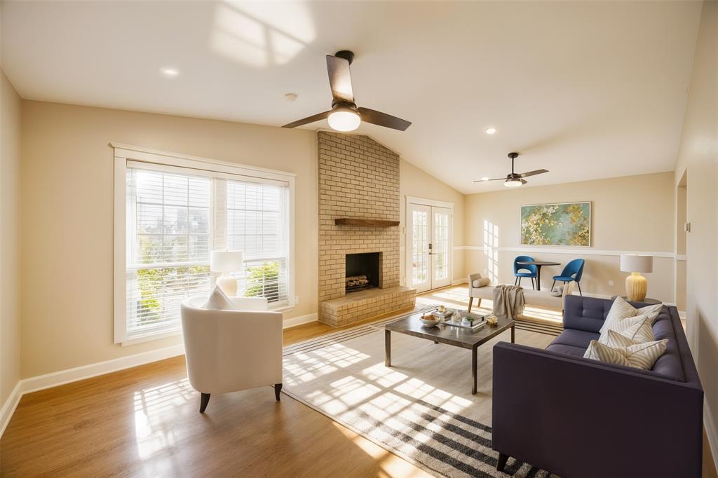 2015 Sandy Trail Richardson, TX 75080 - Photo 2 of 19 a living room with furniture fireplace and window