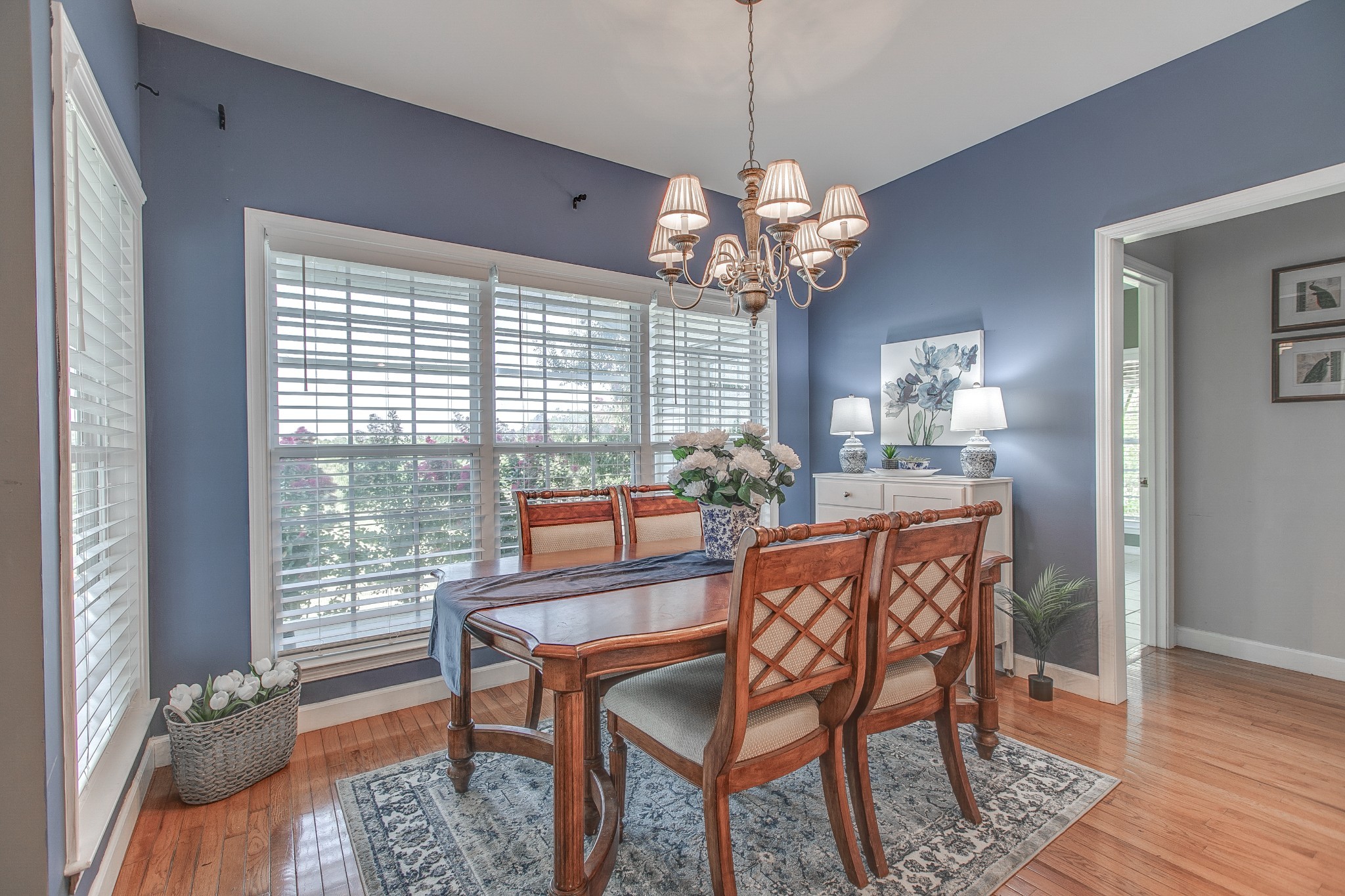 7285 North Milton Road Milton, TN 37118 - Photo 17 of 58 a view of a dining room with furniture window and wooden floor