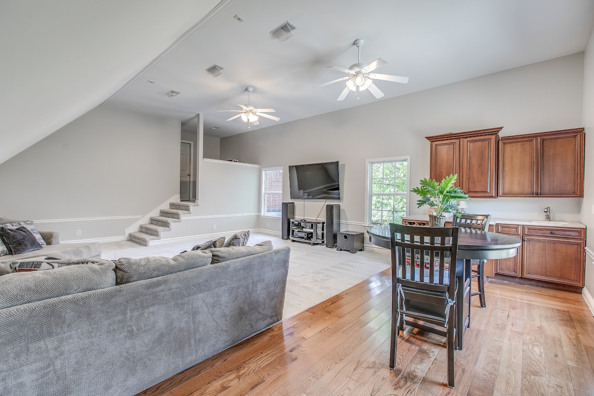 7285 North Milton Road Milton, TN 37118 - Photo 39 of 58 a living room with furniture and a chandelier