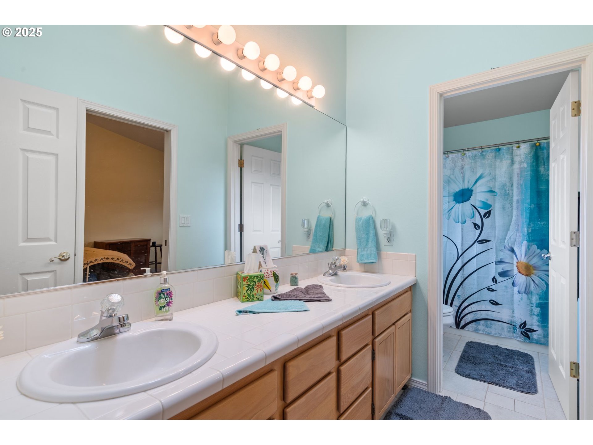 3010 Southwest Phyllis Drive Gresham, OR 97080 - Photo 28 of 48 a bathroom with a sink and a mirror