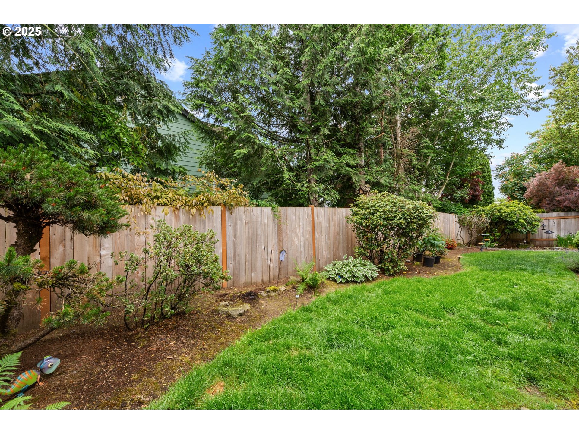 3010 Southwest Phyllis Drive Gresham, OR 97080 - Photo 40 of 48 a view of backyard with potted plants and large tree