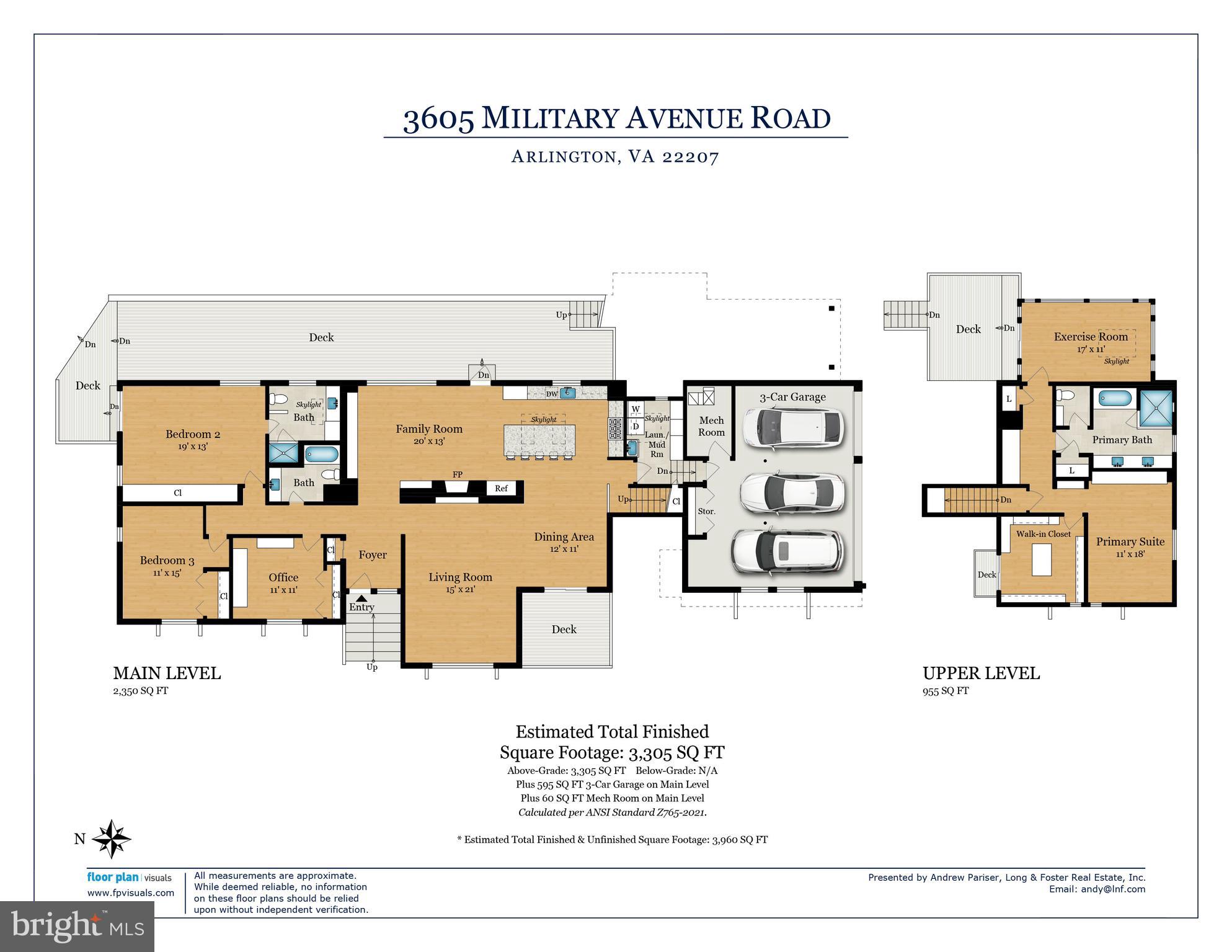 3605 Military Road Arlington, VA 22207 - Photo 43 of 43 Floor Plan