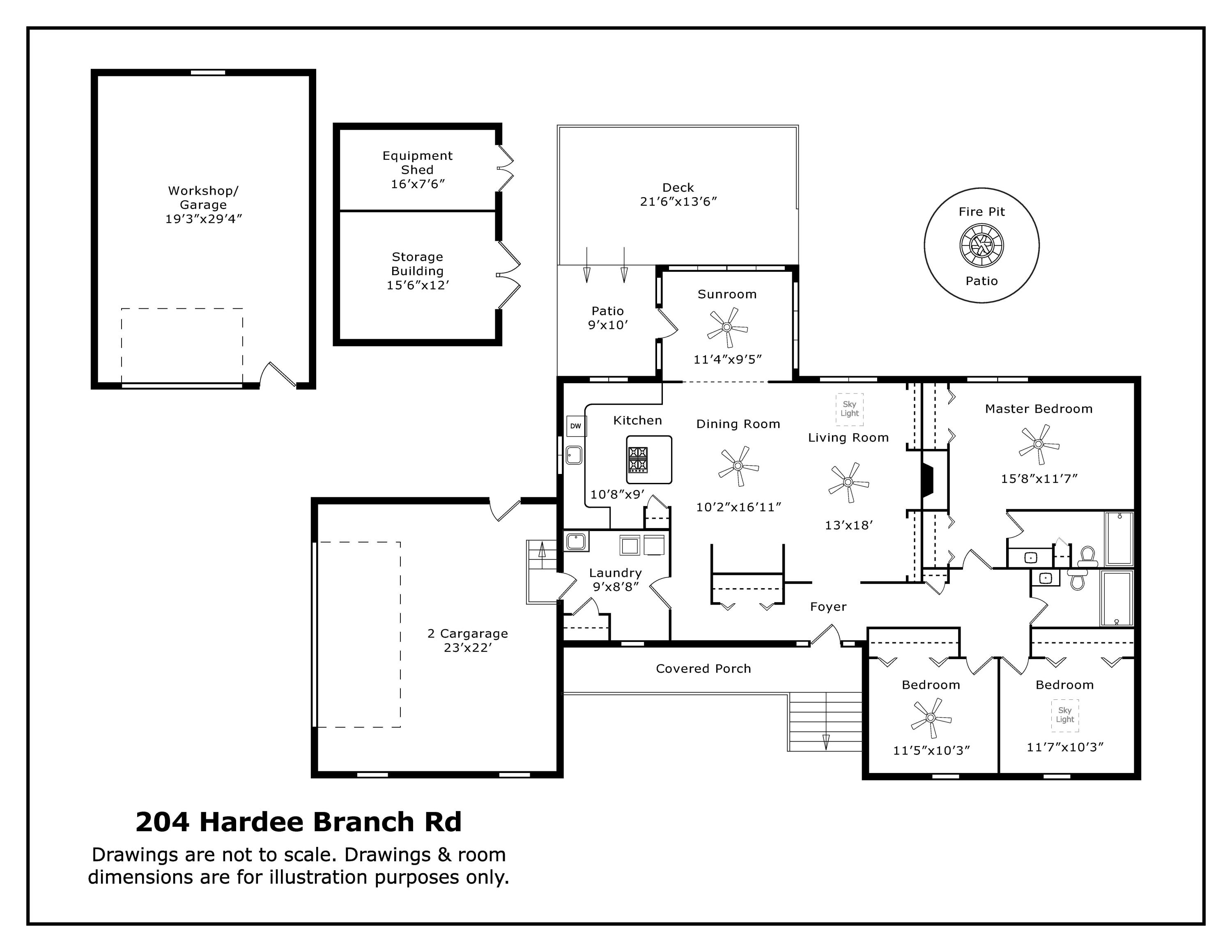 204 Hardee Branch Road West End, NC 27376 - Photo 49 of 49 Floor Plan_204 Hardee Branch Rd