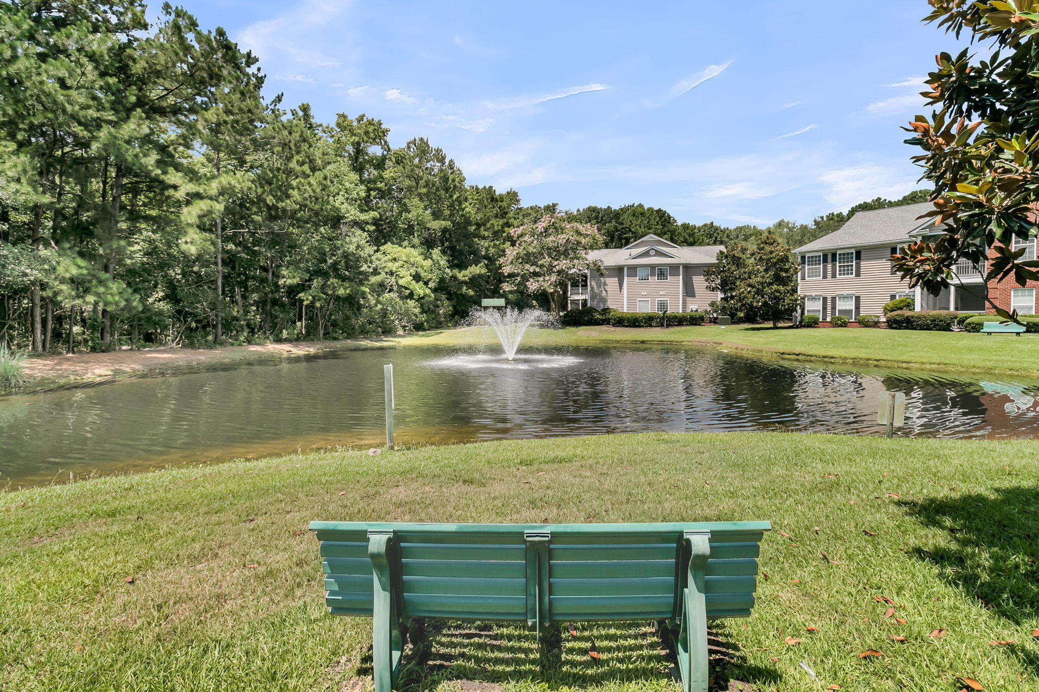 1377 Hopton Circle Mount Pleasant, SC 29466 - Photo 22 of 33 bench at pond