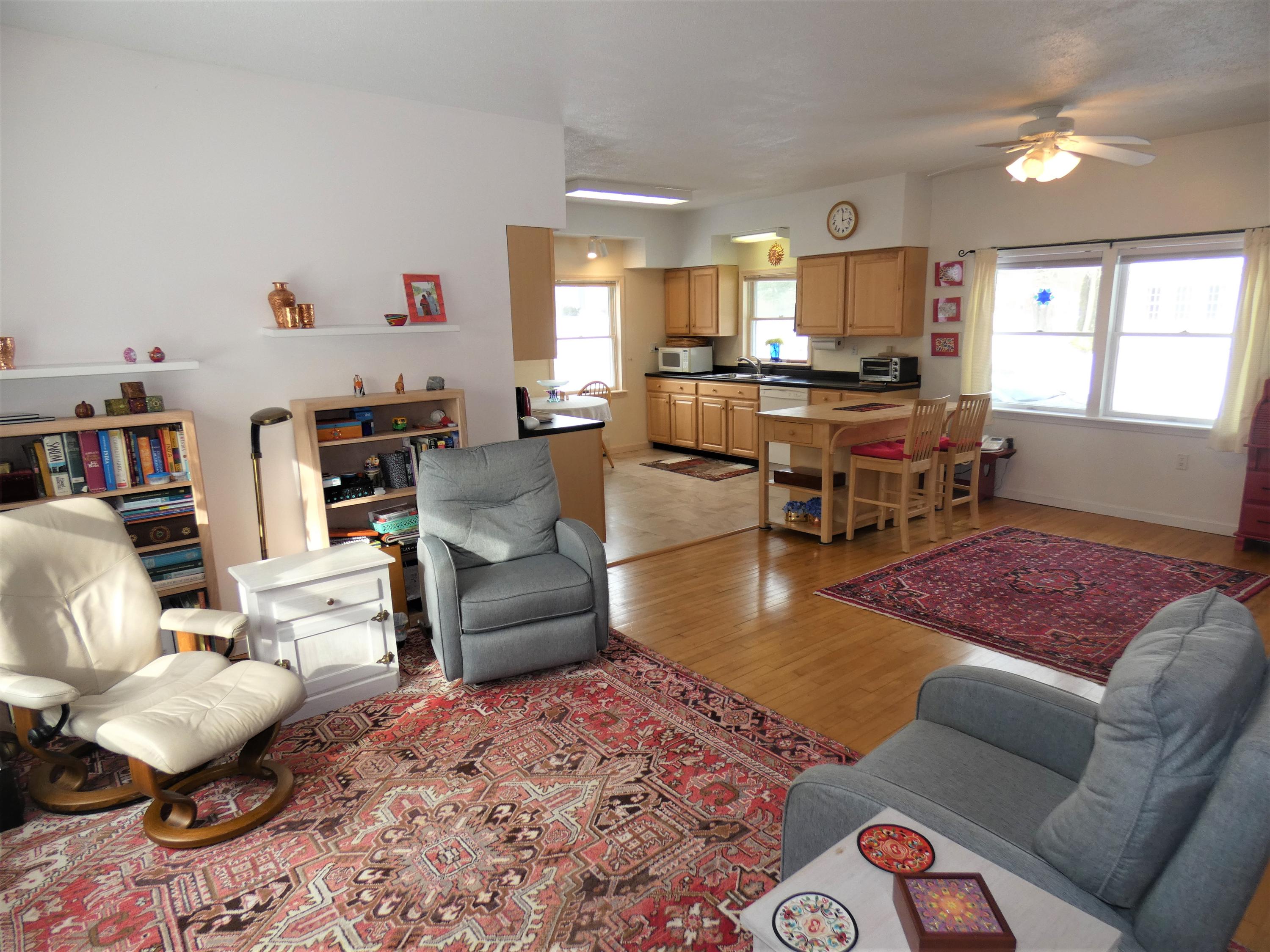 243 Middle Road Falmouth, ME 04105 - Photo 16 of 34 Living Room to Kitchen