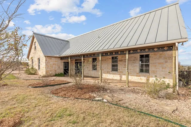 a view of front door of house