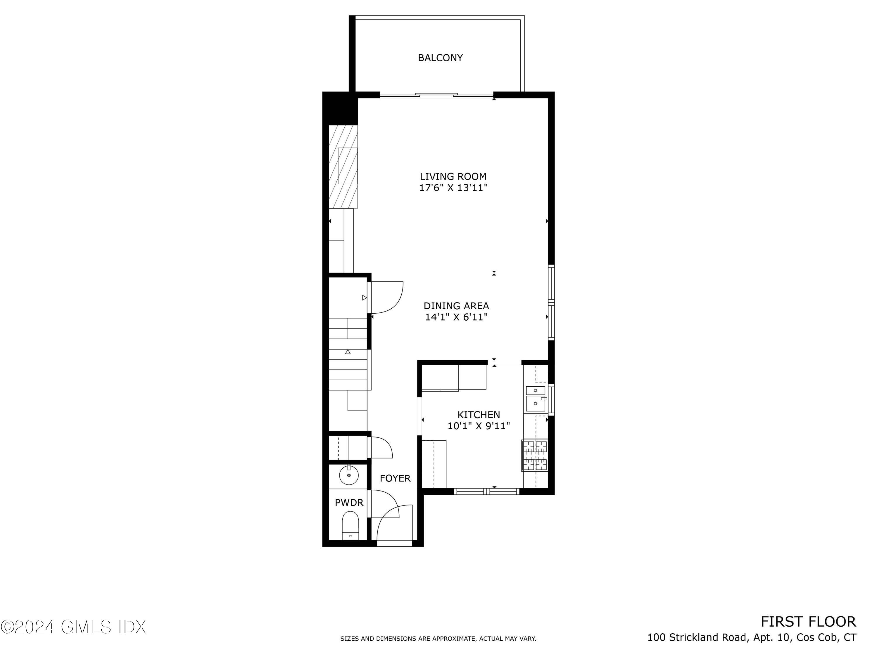 100 Strickland Road, Unit 10 Cos Cob, CT 06807 - Photo 23 of 26 a picture of a floor plan