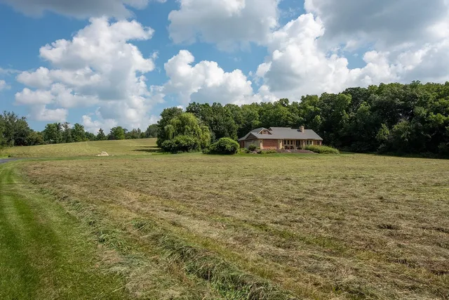 a front view of house with yard