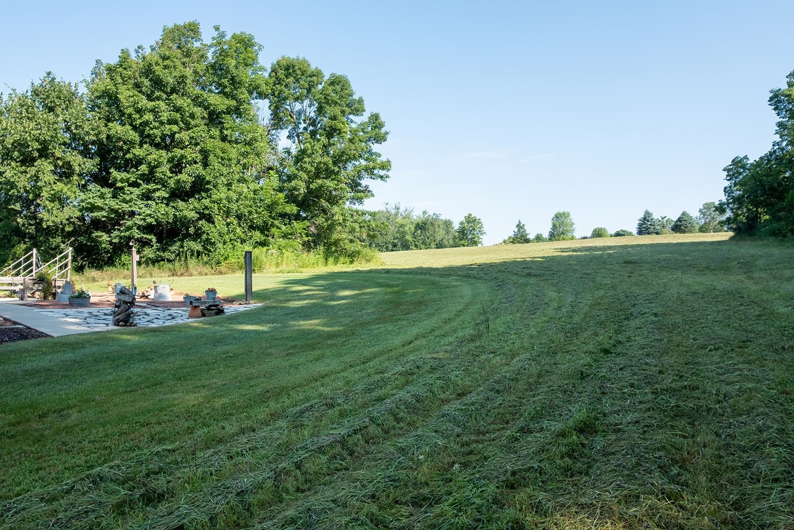 7822 Burr Oak Road Roscoe, IL 61073 - Photo 9 of 53 a view of grassy field with trees