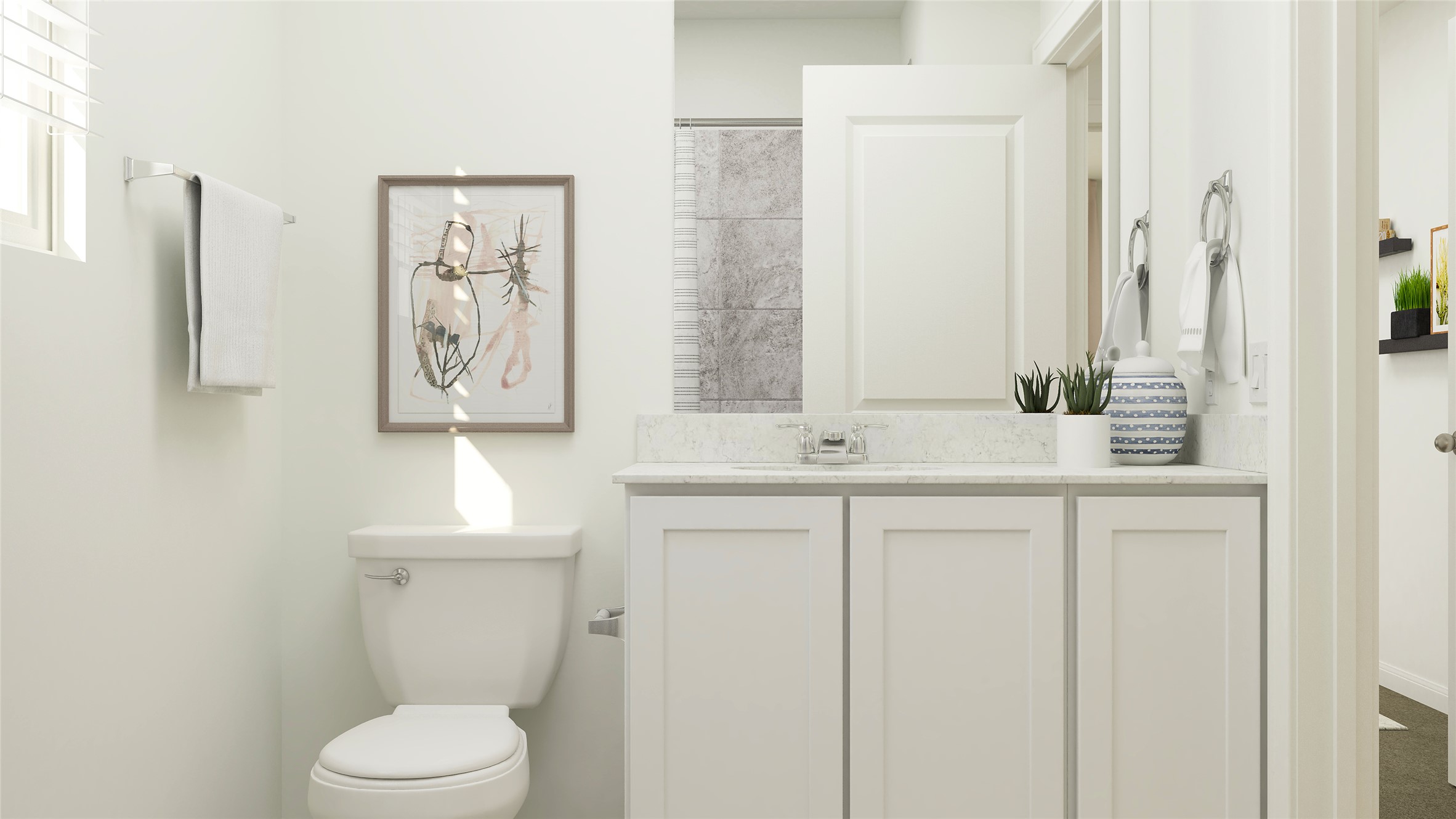 501 Sormonne Loop Kyle, TX 78640 - Photo 18 of 23 a bathroom with a sink and a mirror