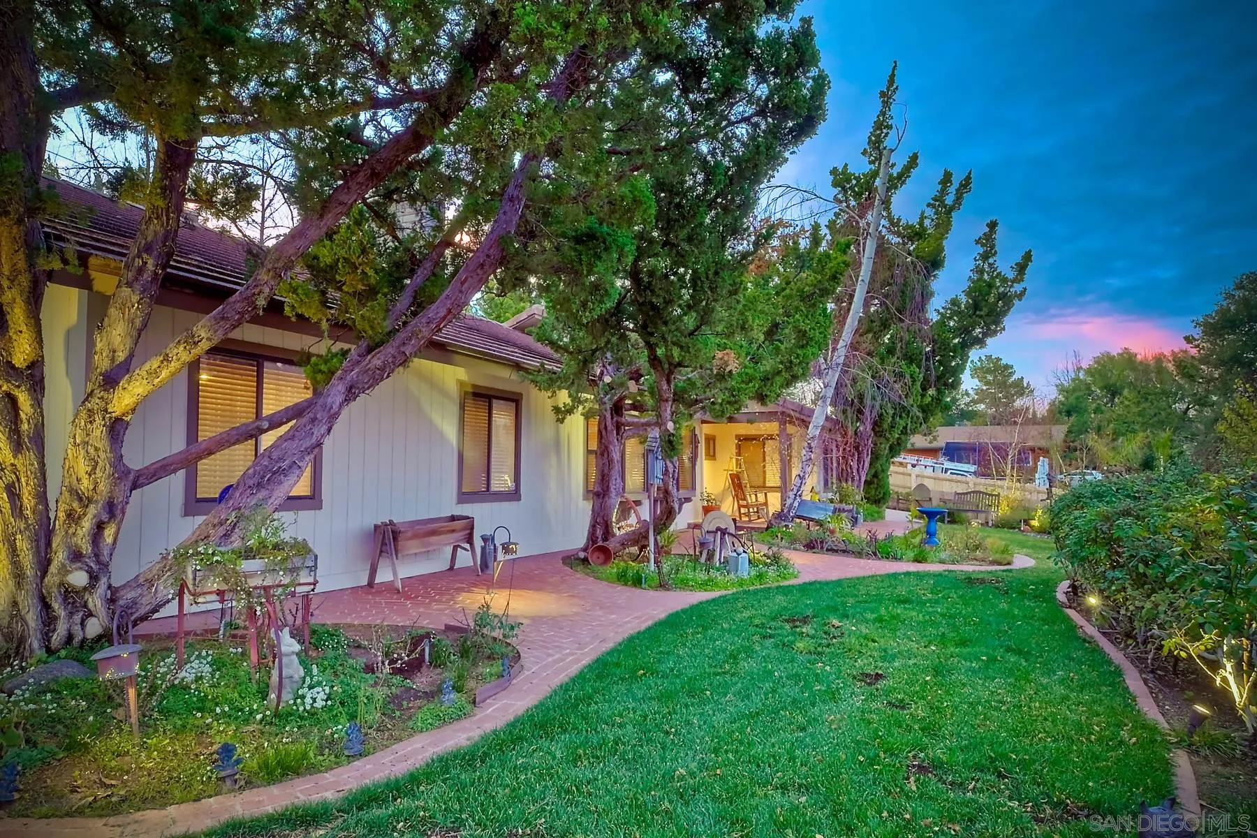1828 Pine View Road Alpine, CA 91901 - Photo 2 of 53 a backyard of a house with seating space