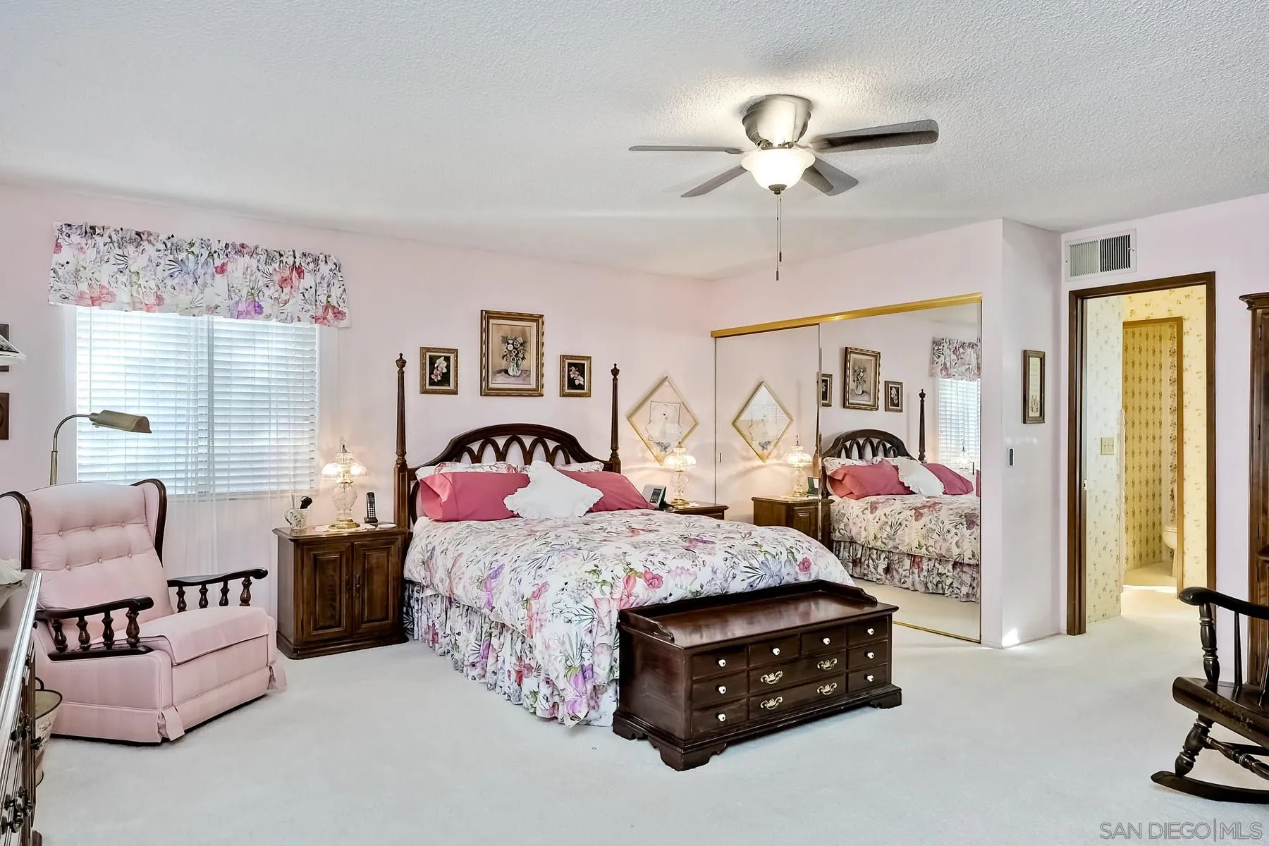 1828 Pine View Road Alpine, CA 91901 - Photo 31 of 53 a bedroom with bed and window