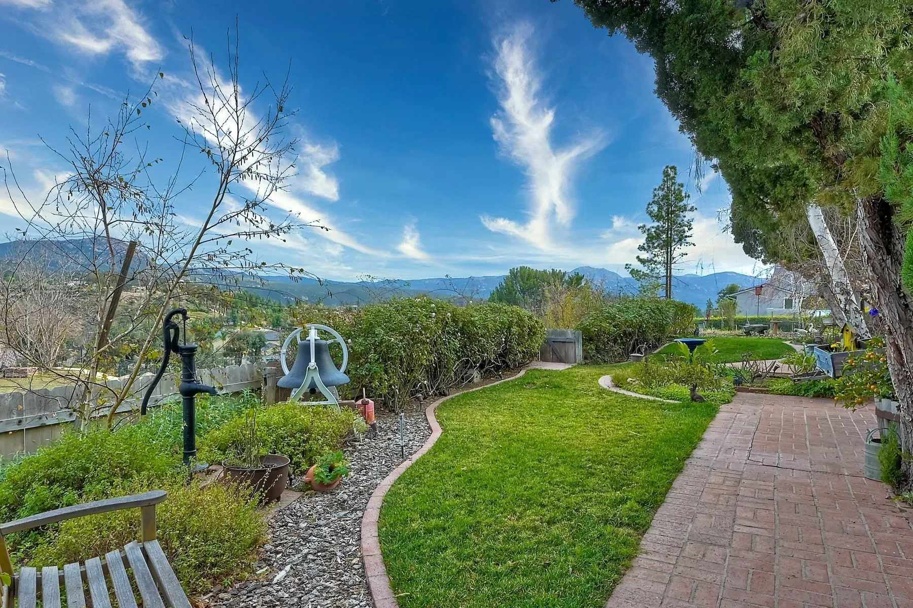 1828 Pine View Road Alpine, CA 91901 - Photo 4 of 53 a view of a yard in front of house with a yard