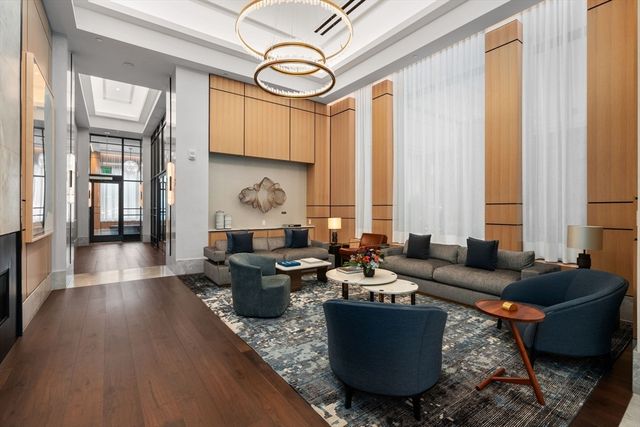 a front view of a building with garden