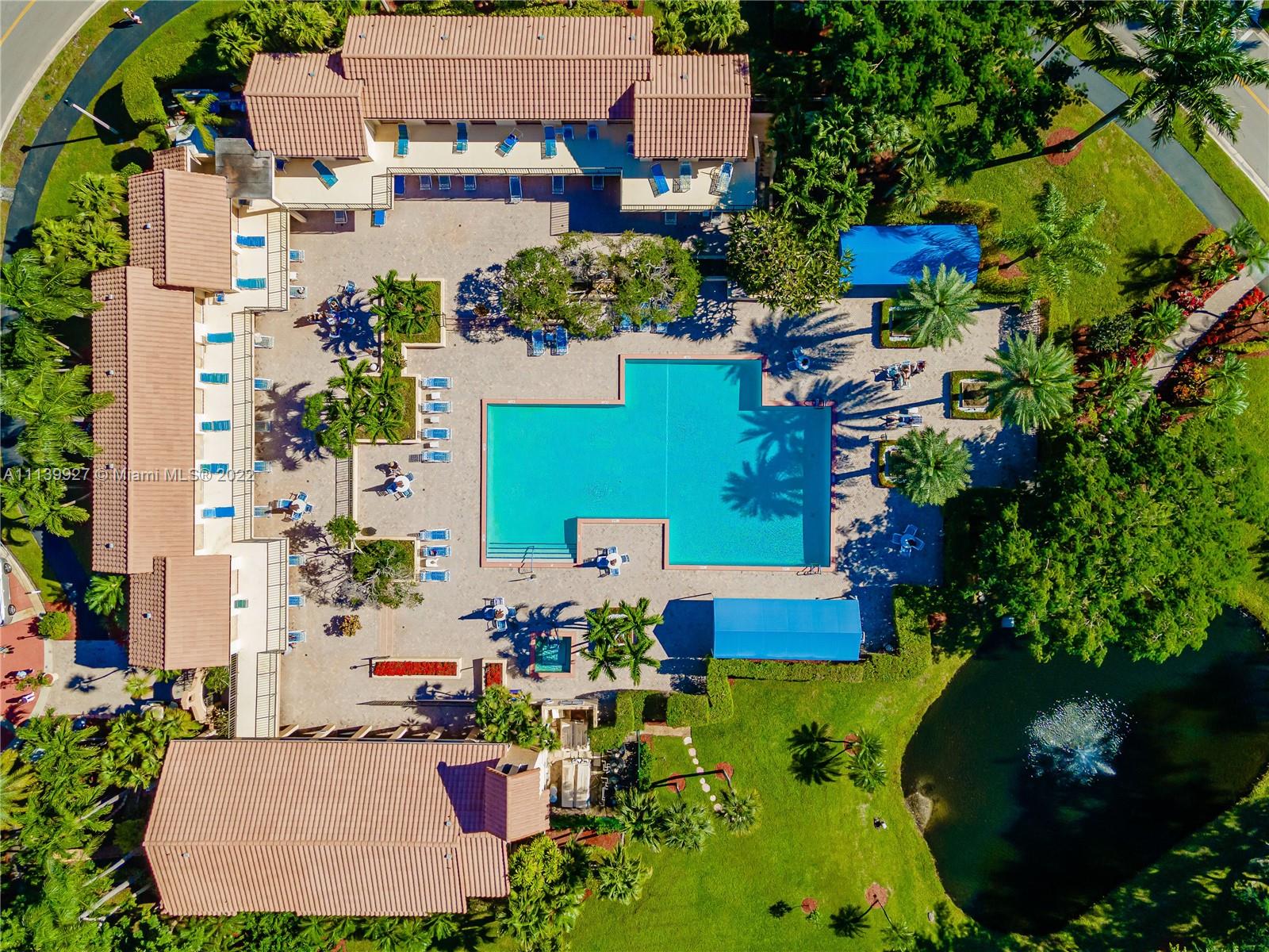 Boca Pointe Boca Raton, FL 33433 - Photo 33 of 41 an aerial view of a house with a yard and a pool