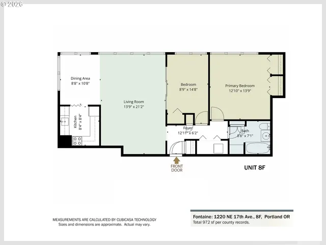 $310,000 | 1220 Northeast 17th Avenue, Unit 8F, Portland, OR 97232