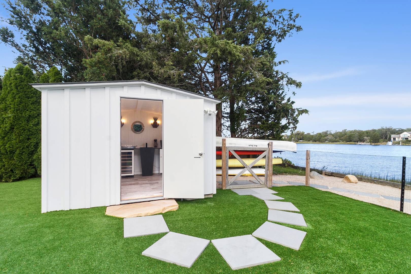 43 Harbor Drive Sag Harbor, NY 11963 - Photo 13 of 29 a view of a house with backyard and porch