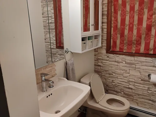 a close view of closet