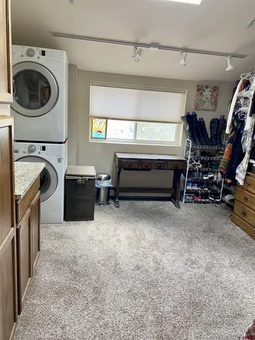 a view of a storage & utility room