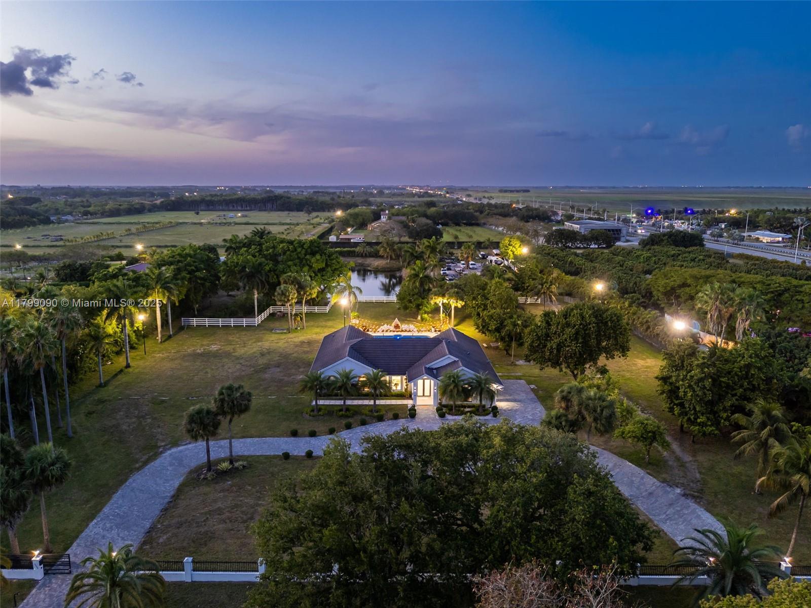 17795 Southwest 158th Street Miami, FL 33187 - Photo 43 of 45 a view of a city with lots of residential buildings and ocean view