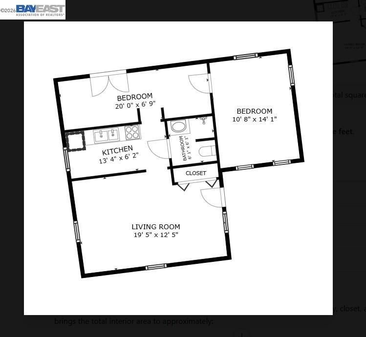 25325 Windfeldt Road Hayward, CA 94541 - Photo 6 of 7 780 Sqft est measured