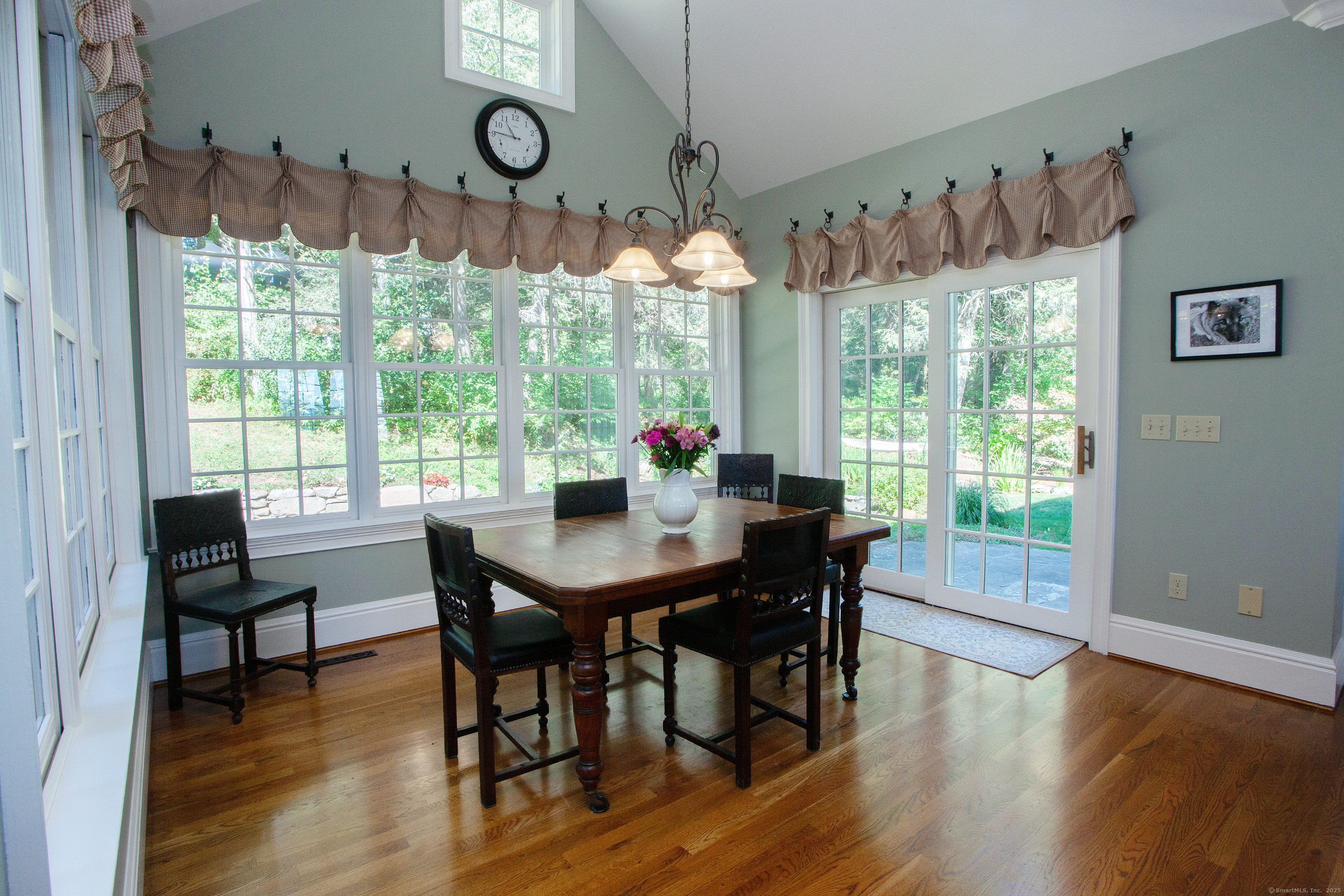 15 Old Orchard Road Granby, CT 06090 - Photo 8 of 32 The breakfast nook looks out over the lily pond.