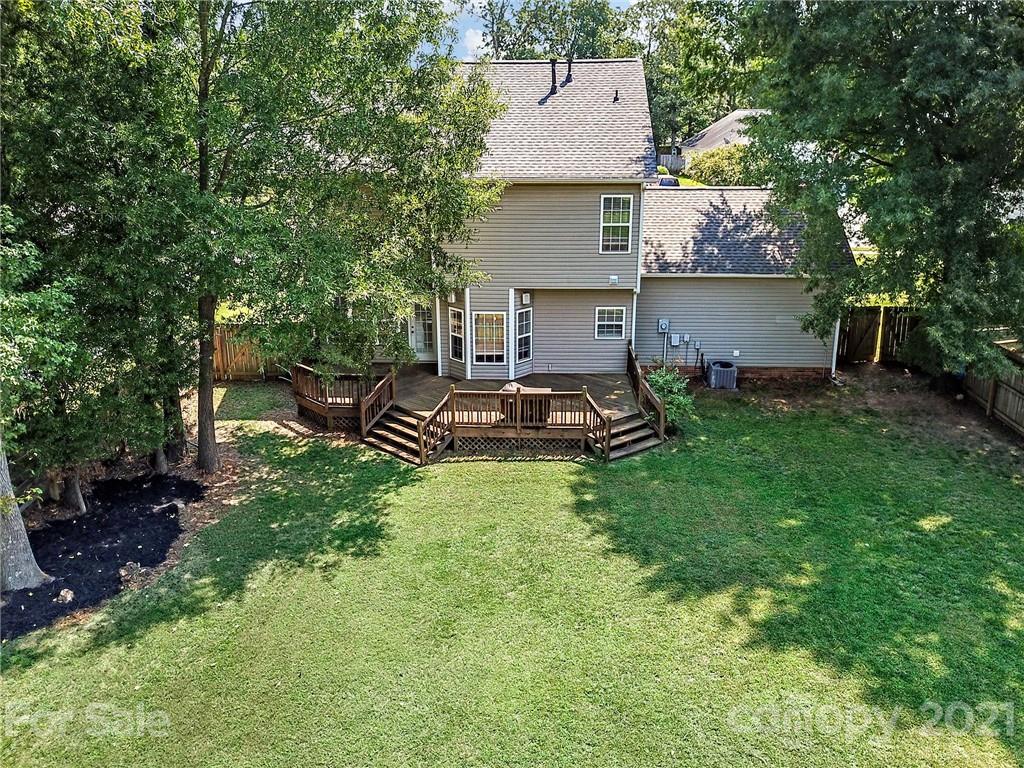 3307 Creek Trail Road Indian Trail, NC 28079 - Photo 36 of 43 an aerial view of a house with garden space and street view