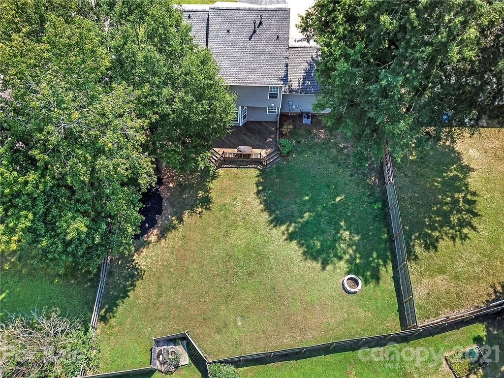 3307 Creek Trail Road Indian Trail, NC 28079 - Photo 37 of 43 an aerial view of a residential houses with outdoor space and trees all around