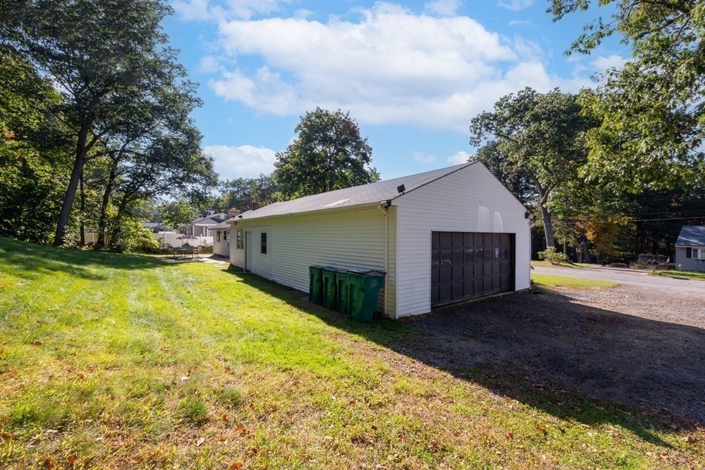 38 Ridge Street Westminster, MA 01473 - Photo 15 of 27 a view of a backyard with large trees