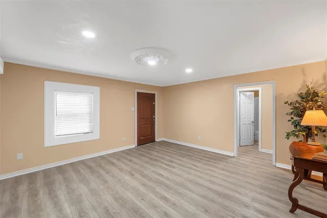 a view of livingroom with furniture and wooden floor