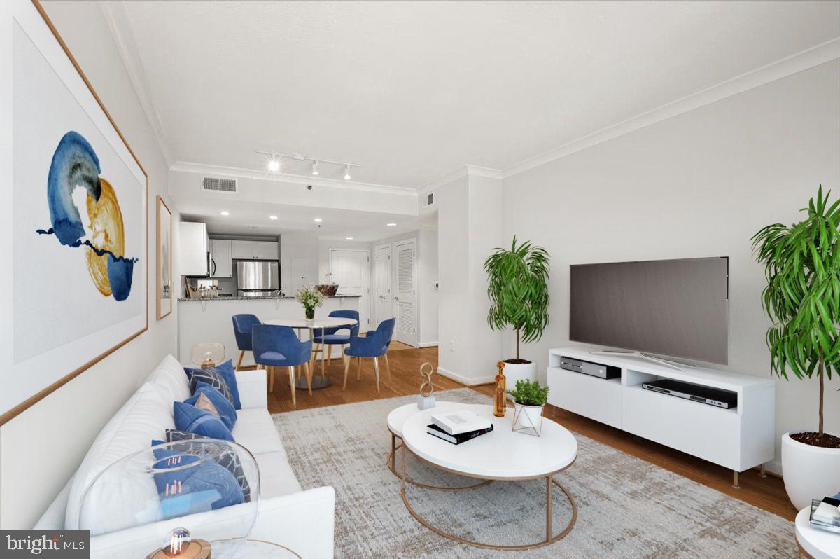 777 7th Street Northwest, Unit 630 Washington, DC 20001 - Photo 18 of 85 Open Plan with enough Room for a Large Desk