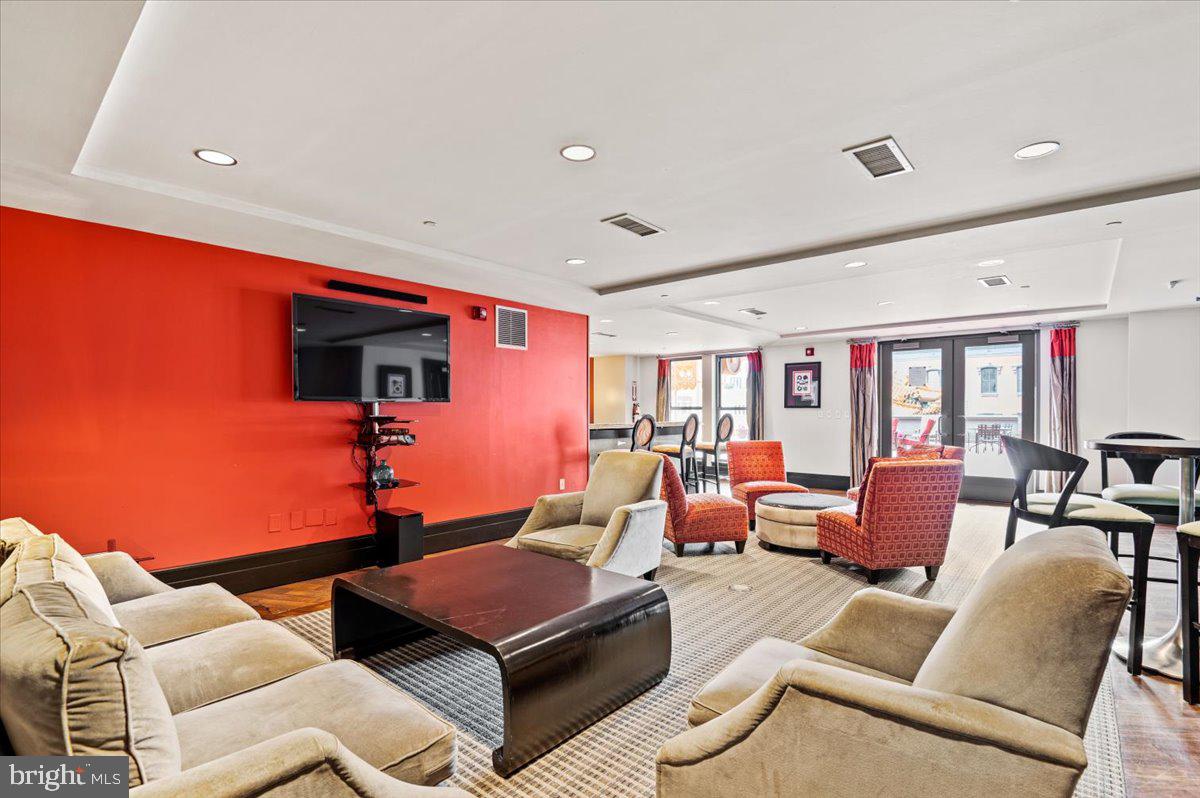 777 7th Street Northwest, Unit 630 Washington, DC 20001 - Photo 32 of 85 Resident Lounge Flooded with Natural Light