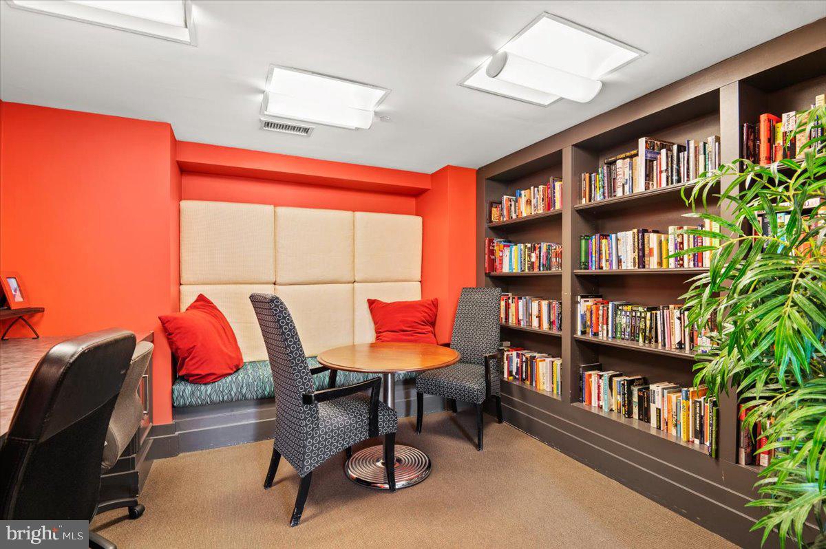 777 7th Street Northwest, Unit 630 Washington, DC 20001 - Photo 38 of 85 Quiet Library Area with Books
