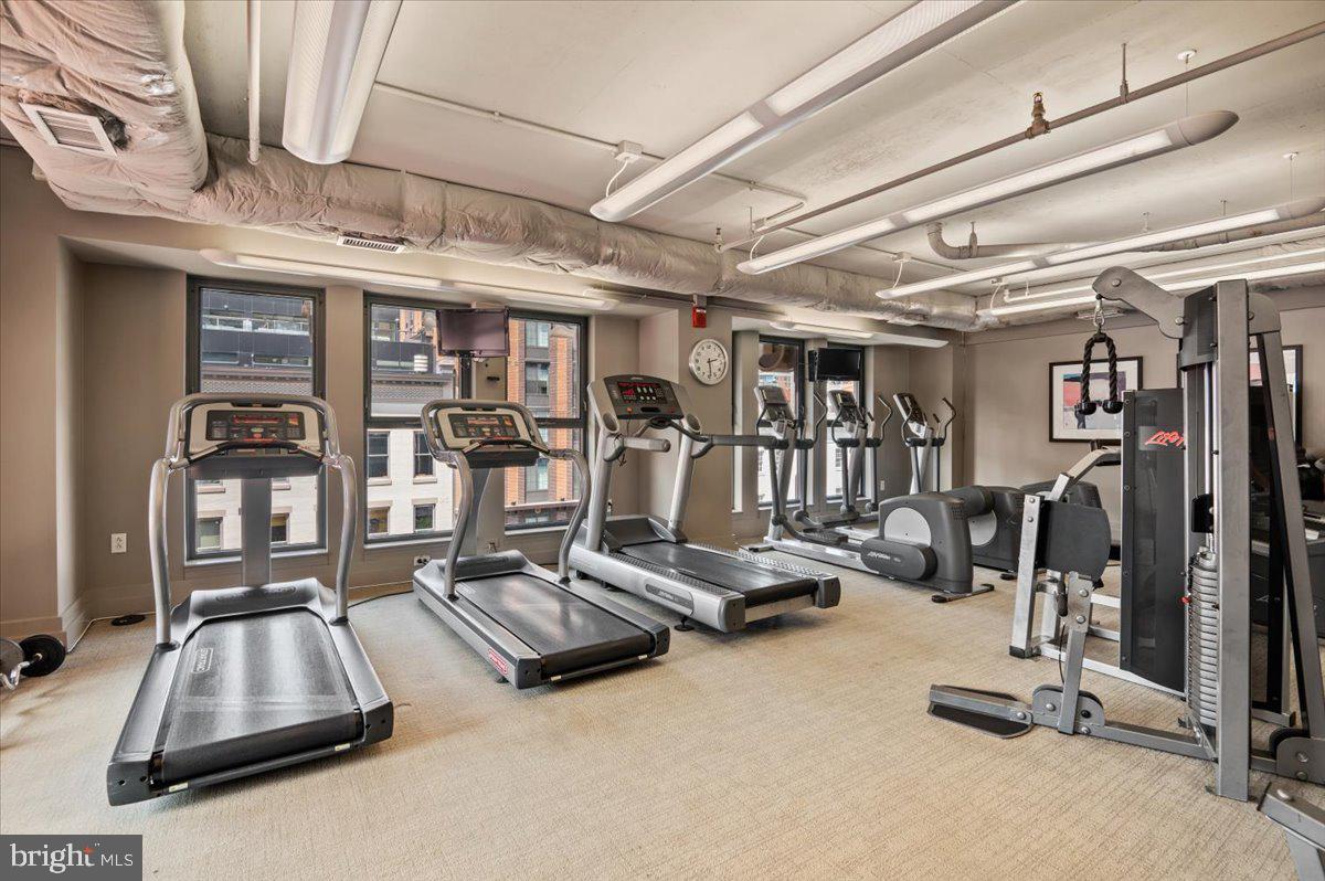 777 7th Street Northwest, Unit 630 Washington, DC 20001 - Photo 43 of 85 Gym features Machines, TVs, Weights