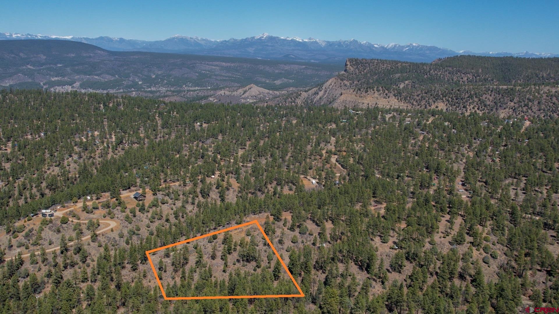 149-154 Engineer Point Pagosa Springs, CO 81147 - Photo 8 of 21 a view of a forest with mountains in the background
