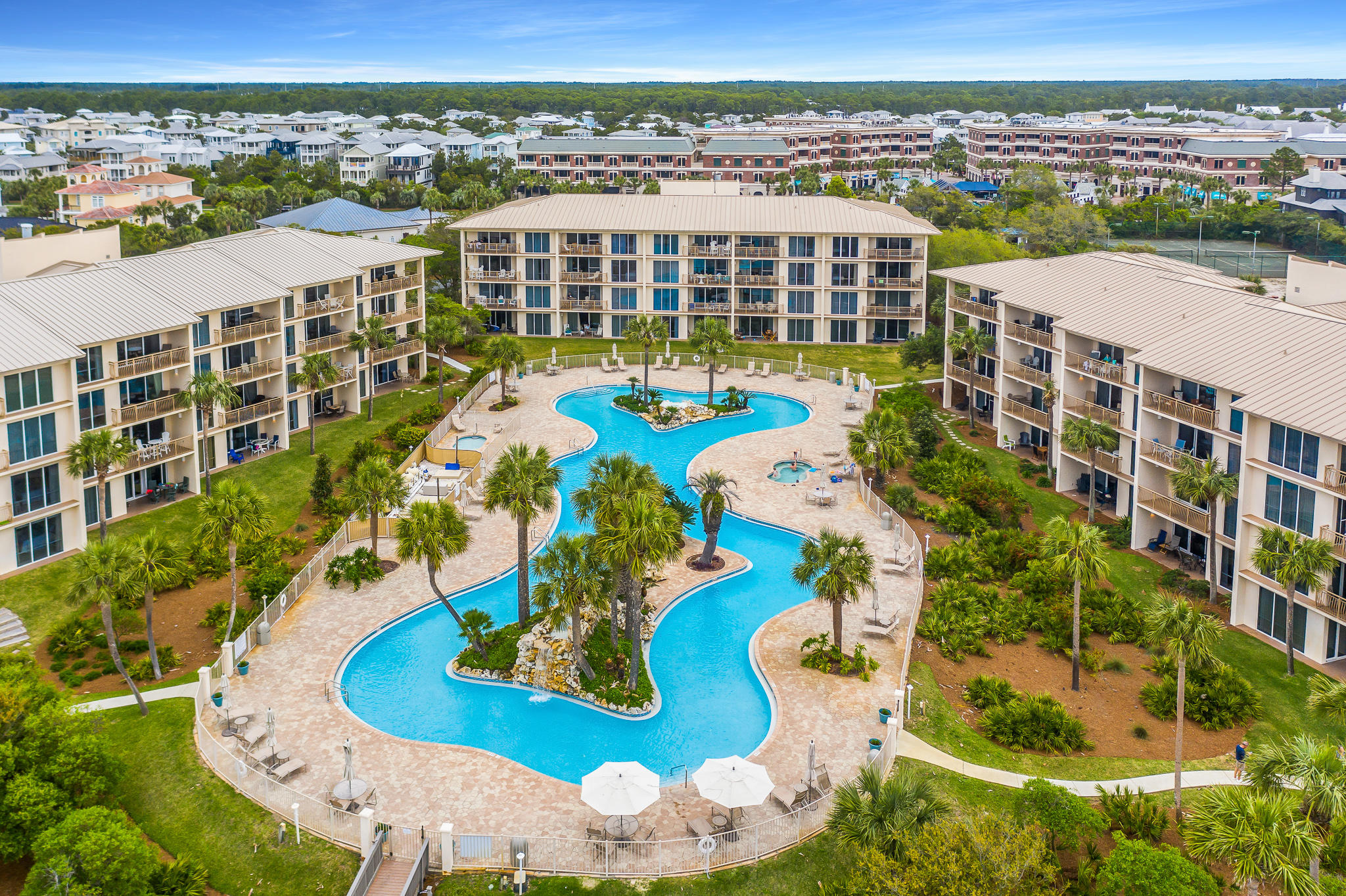 10254 East County Highway, Unit 312 Inlet Beach, FL 32461 - Photo 28 of 36 a view of a city with tall buildings