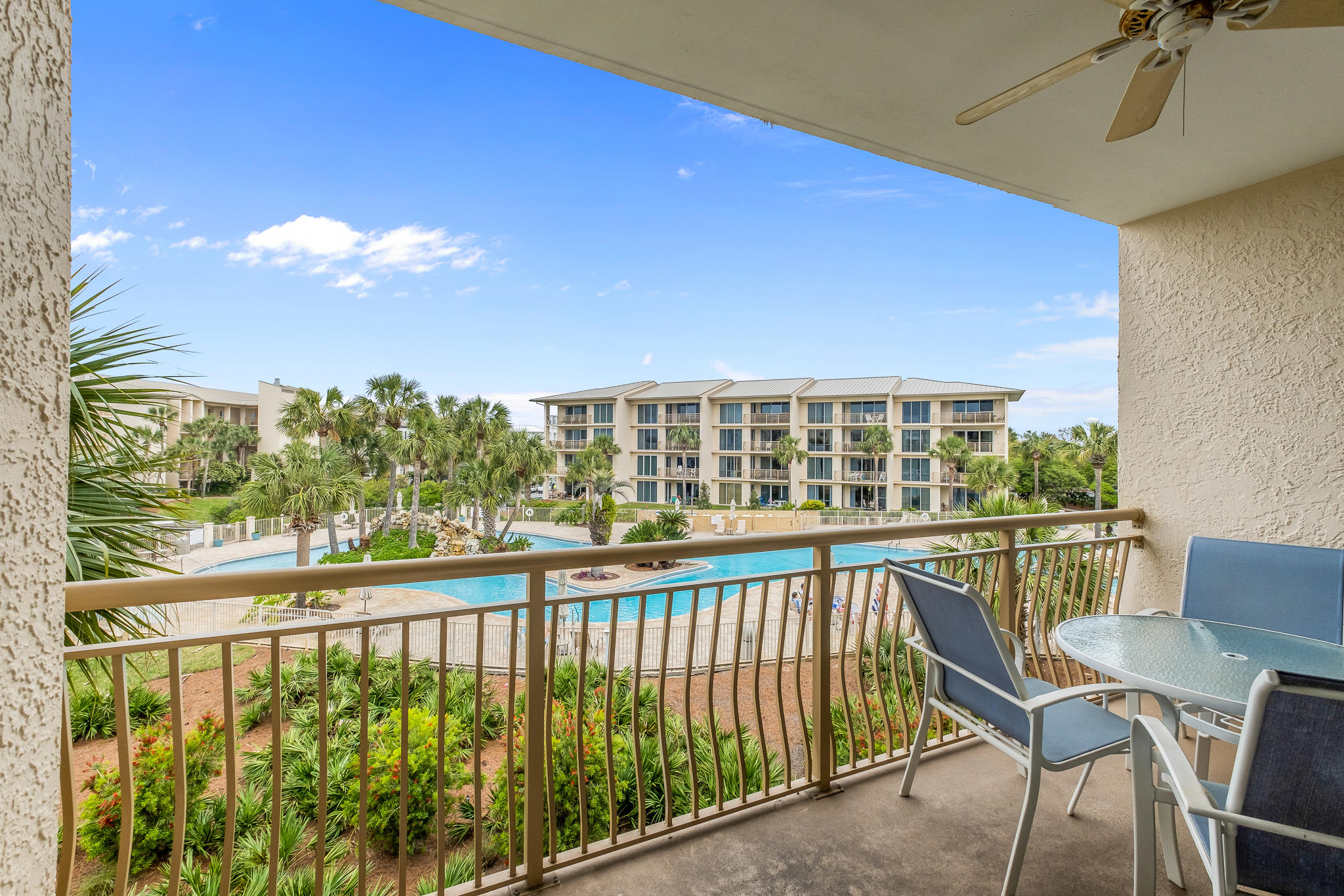 10254 East County Highway, Unit 312 Inlet Beach, FL 32461 - Photo 9 of 36 a view of balcony with furniture
