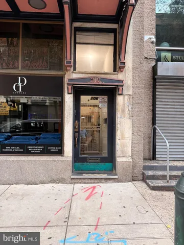 a front view of a house with entryway