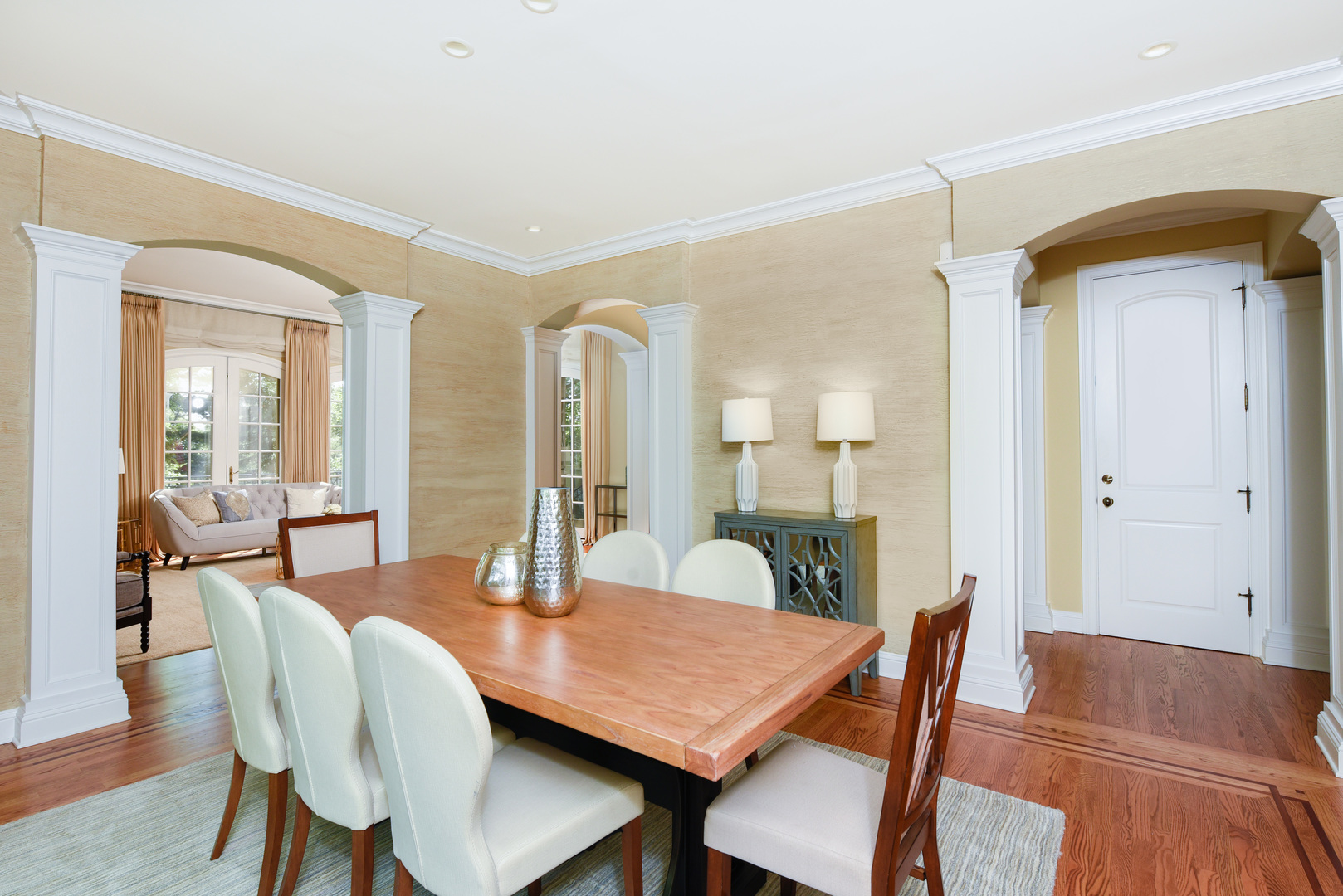 102 Church Road Winnetka, IL 60093 - Photo 11 of 42 a view of a dining room with furniture and wooden floor