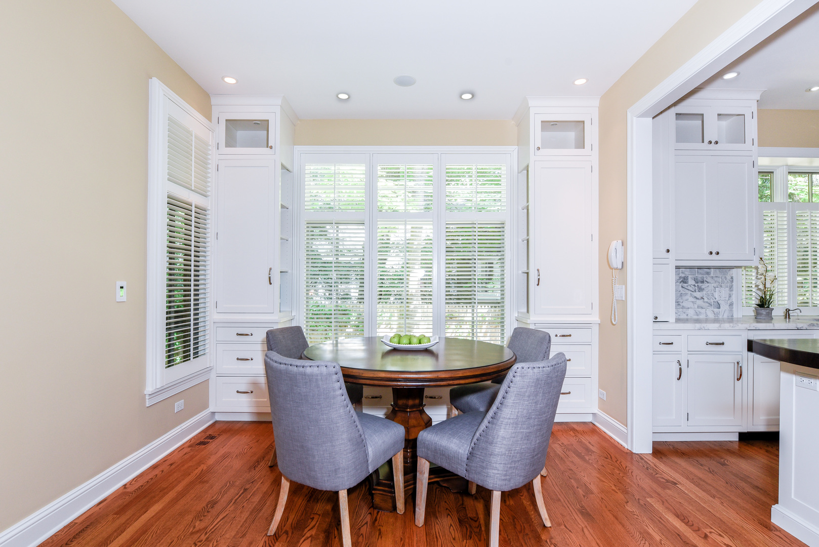 102 Church Road Winnetka, IL 60093 - Photo 15 of 42 a view of a dining room with furniture and wooden floor