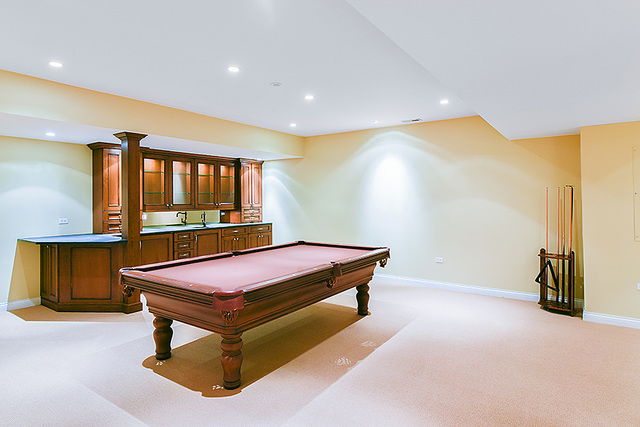 102 Church Road Winnetka, IL 60093 - Photo 35 of 42 a room with pool table and windows