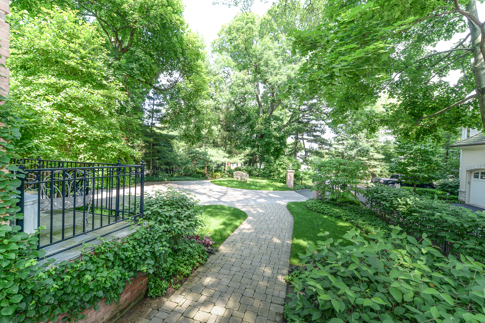 102 Church Road Winnetka, IL 60093 - Photo 42 of 42 a view of a backyard with pathway