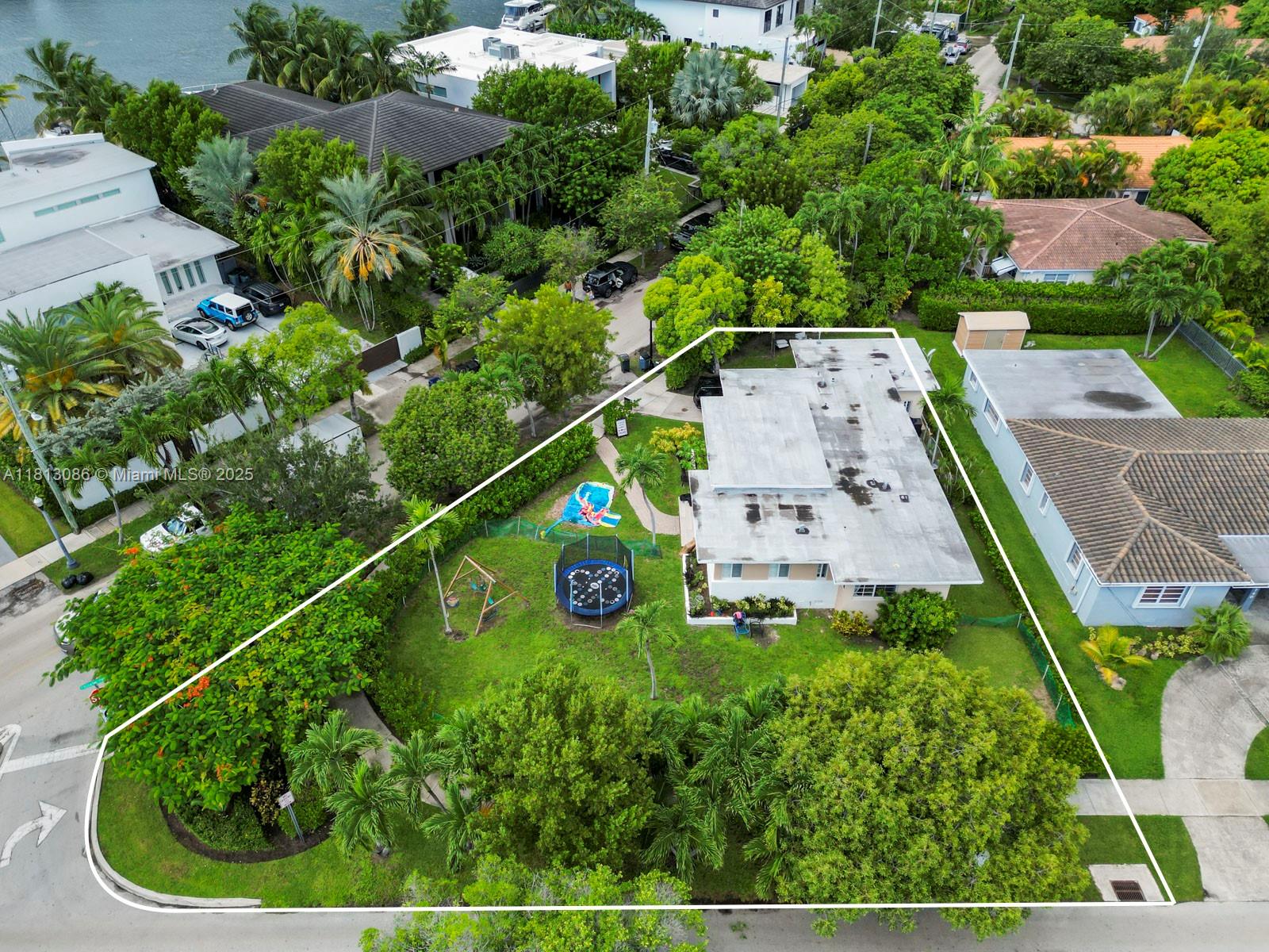 1201 South Biscayne Point Road Miami Beach, FL 33141 - Photo 28 of 35 an aerial view of a house